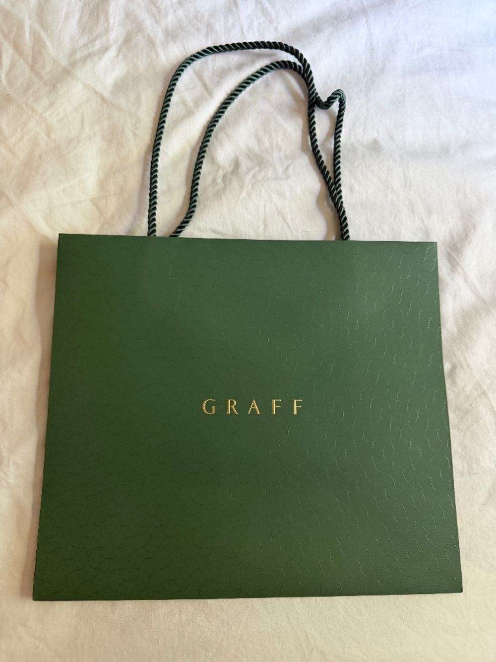 Authentic GRAFF Shopping Bag